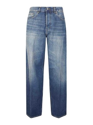 HAIKURE: ストレートジーンズ - ストレートジーンズ - ブルー