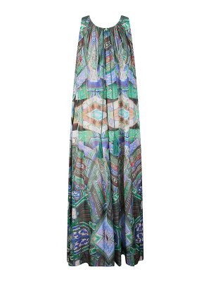 HUI: ニーレングスドレス - 膝丈ドレス - 緑