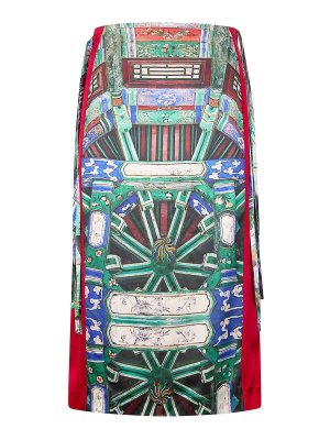 HUI: Jupes midi et au genou - Jupe Midi - Vert