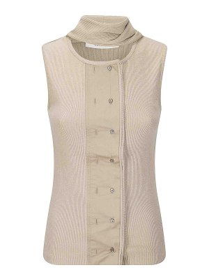 LEMAIRE: Tops & Tank tops - Asymmetrical Fitted Top