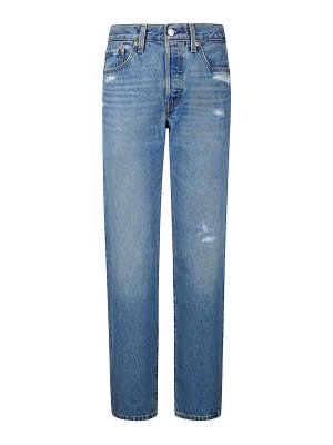 LEVI'S: straight leg jeans - 501 90S