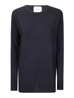 LISA YANG: Strickpullover mit Rundhalsausschnitt - Rundhalspullover - Schwarz