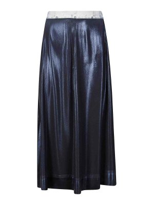 Maison Margiela: Faldas media pierna y semilargas - Falda Semilarga - Negro