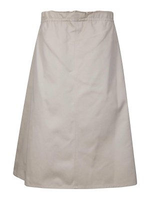 MM6 MAISON MARGIELA: ニーレングススカート＆ミディ丈 - 膝丈/ミディスカート - ベージュ