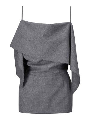 MM6 MAISON MARGIELA: Tops y camisetas sin mangas - Top - Gris