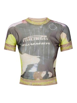 OTTOLINGER: t-shirts - Mesh Otto T-Shirt