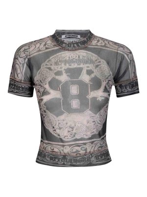 OTTOLINGER: t-shirts - Mesh T-Shirt