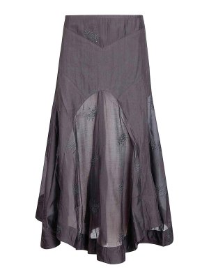 OUR LEGACY: ニーレングススカート＆ミディ丈 - 膝丈/ミディスカート - マルチカラー