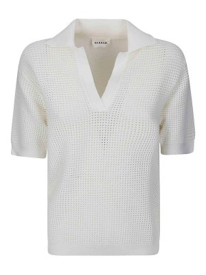 P.A.R.O.S.H.: Poloshirts - Poloshirt - Creme