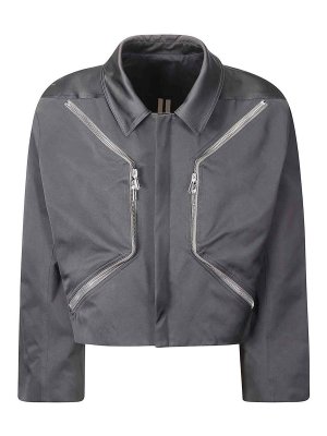 RICK OWENS: カジュアルジャケット - カジュアルジャケット - 黒