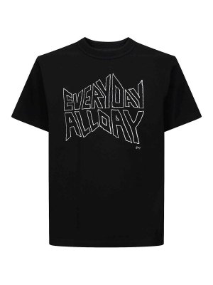 Sacai: Camisetas - Camiseta - Negro