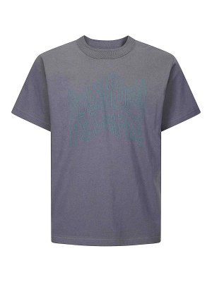 Sacai: T-shirts - T-Shirt - Grün