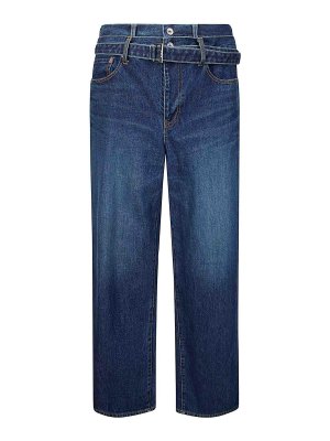 Sacai: casual trousers - Denim Pants