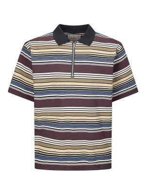 Sacai: t-shirt - T-shirt a righe orizzontali