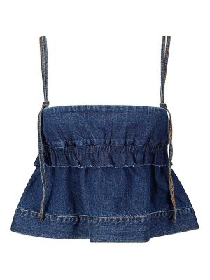 Sacai: Tops & Tank tops - Denim Pullover