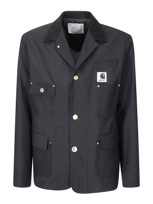 Sacai: casual jackets - Carhartt Wip Suiting X Duck Jacket