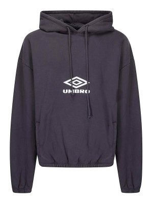 UMBRO: Sweatshirts & Sweaters - Og Logo Mask Hoodie