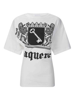 VAQUERA: t-shirts - Women Twisted T Shirt Knit