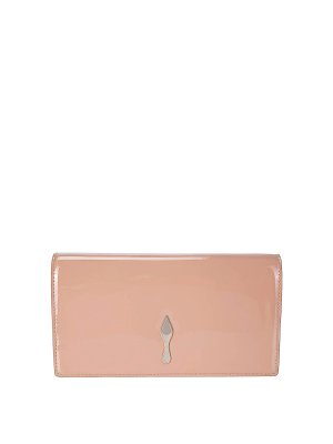 CHRISTIAN LOUBOUTIN: Clutches - Clutch - Nude