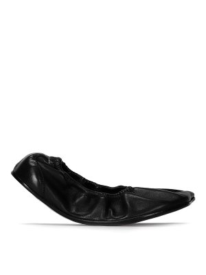 MM6 MAISON MARGIELA: フラットシューズ - フラットシューズ - 黒