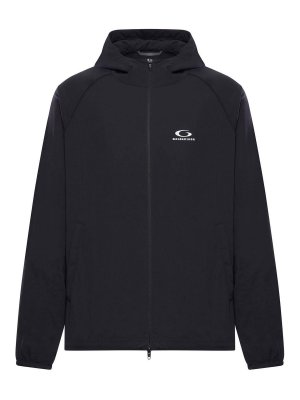 BALENCIAGA: casual jackets - Technical Fabric Zip-Up Jacket