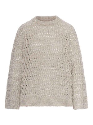 BRUNELLO CUCINELLI: Pull col rond - Pull Col Rond - Couleur Chair