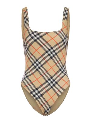 BURBERRY: one-piece - Check Swimsuit