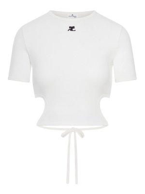 Courreges: Tシャツ - Tシャツ - 白