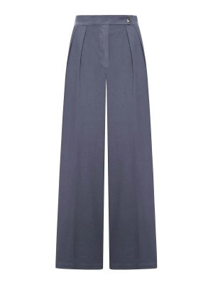 DRIES VAN NOTEN: Pantaloni sartoriali - Pantaloni Con Pinces E Abbottonatura Laterale
