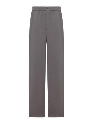 GIORGIO ARMANI: Pantalons casual - Pantalons Décontractés - Gris