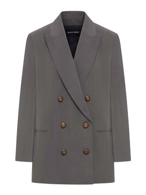 GIORGIO ARMANI: ブレザー - ブレザー - グレー