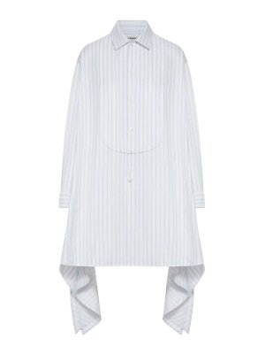 J.W. ANDERSON: knee length dresses - Side Knot Shirt Dress