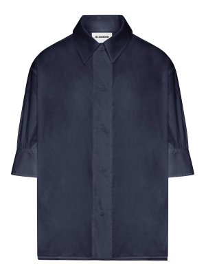 JIL SANDER: shirts - Semi-Transparent Cotton Shirt