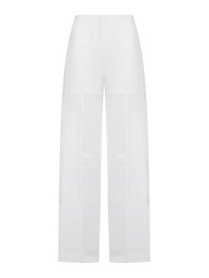 JIL SANDER: Casual Hosen - Casual Hose - Weiß