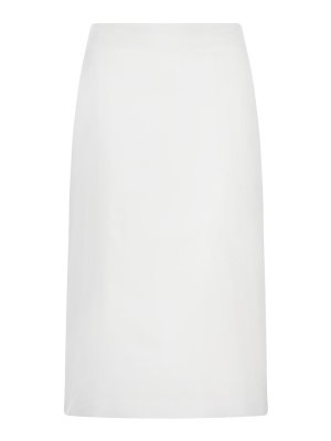 JIL SANDER: Knee length skirts & Midi - High-Waisted Skirt In Technical Fabric