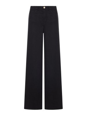 LOIS: straight leg jeans - Marlene Black Cotton Trousers