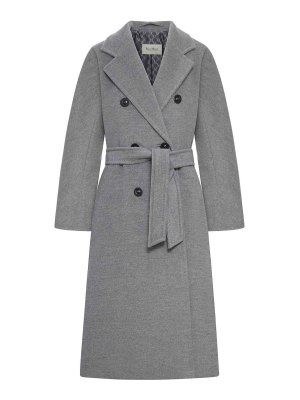 Max Mara: Abrigos semilargos - Abrigo Midi - Gris