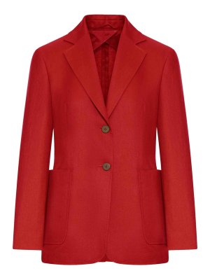 Max Mara: Blazer - Blazer - Rojo