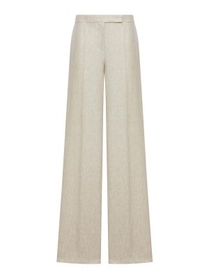 Max Mara: Pantalones casual - Pantalón Casual - Marrón