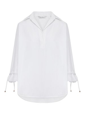 Max Mara: ブラウス - ブラウス - 白