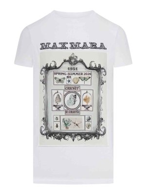Max Mara: Camisetas - Camiseta - Blanco
