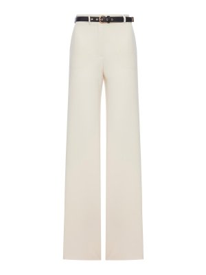 Max Mara: casual trousers - Wide Leg Cady Pants