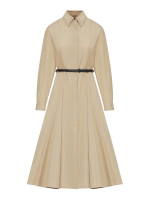 Max Mara: knee length dresses - Cotton Chemisier Dress