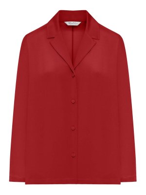 Max Mara: knee length dresses - Aedo Silk Shirt