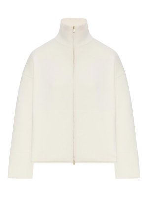 Max Mara: Rollkragenpullover  und Polo-Ausschnitt - Rollkragenpullover - Weiß