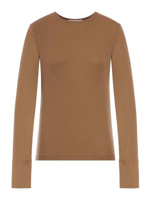 Max Mara: Camisetas - Camiseta - Marrón