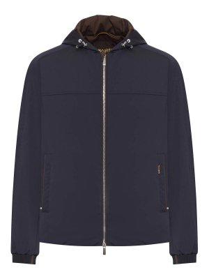 MOORER: ダウン・ハイテクジャケット - ダウンジャケット - ブルー