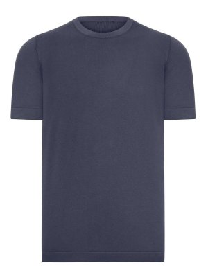 NOME: t-shirts - Short-Sleeved Cotton Knitted T-Shirt
