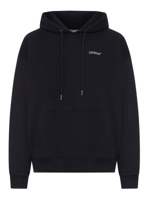 OFF-WHITE: Sweatshirts & Sweaters - Half Arrow Skate Hoodie