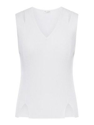ROBERTO COLLINA: Tops & Débardeurs - Top - Blanc